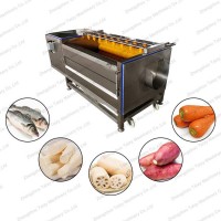 Potato Skin Removal Peeling Machine Vegetable Fruit Washing Machine